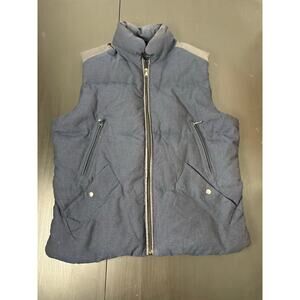 Banana Republic Down filled puffer vest Blue/Gray size L